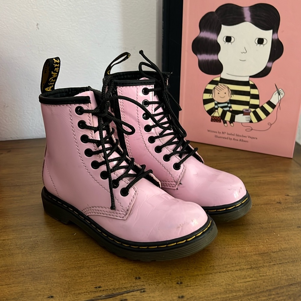 Dr. Martens Light Pink 1460 Combat Boots